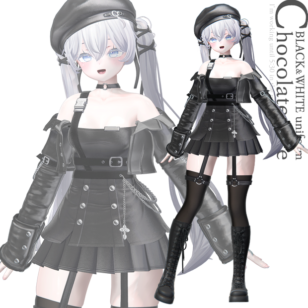 【Sio 対応】 BLACK&WHITE_Uniform