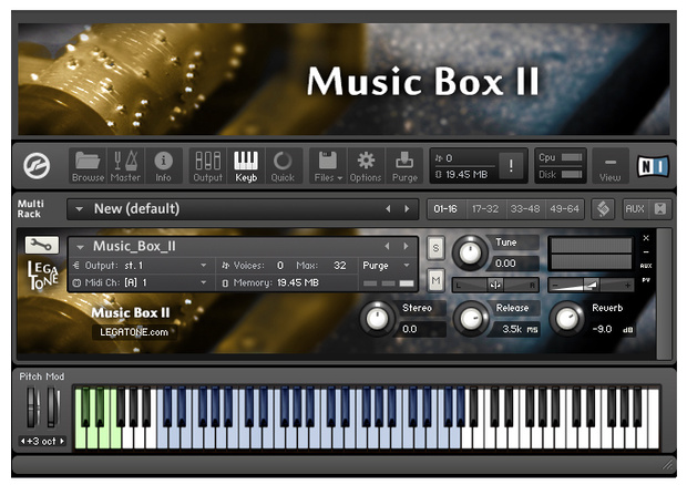 オルゴール音源 Music Box II for KONTAKT