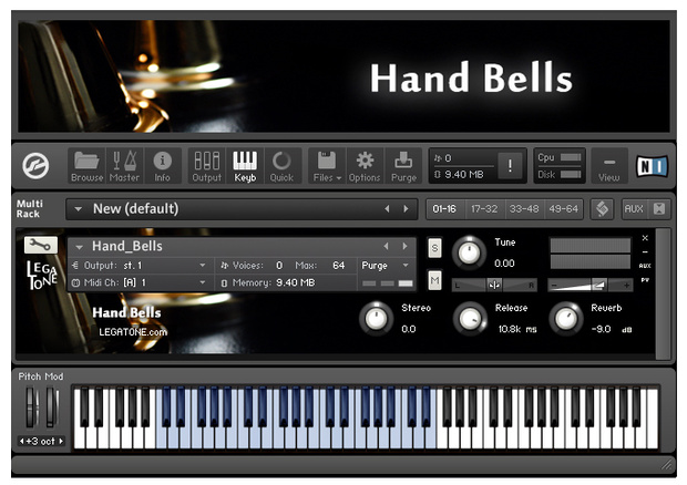 ハンドベル音源 Hand Bells for KONTAKT