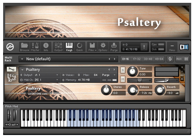 サルテリー音源 Psaltery for KONTAKT