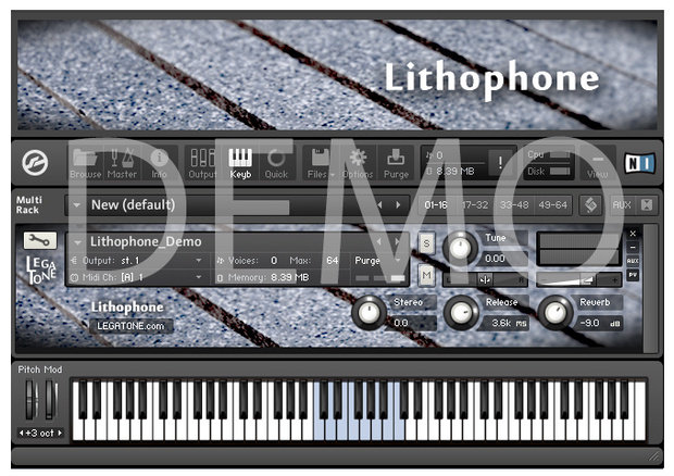 リソフォン音源 Lithophone for KONTAKT Free Demo - フリー音源