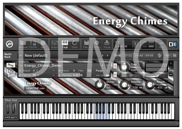 エナジーチャイム音源 Energy Chimes for KONTAKT Free Demo - フリー音源