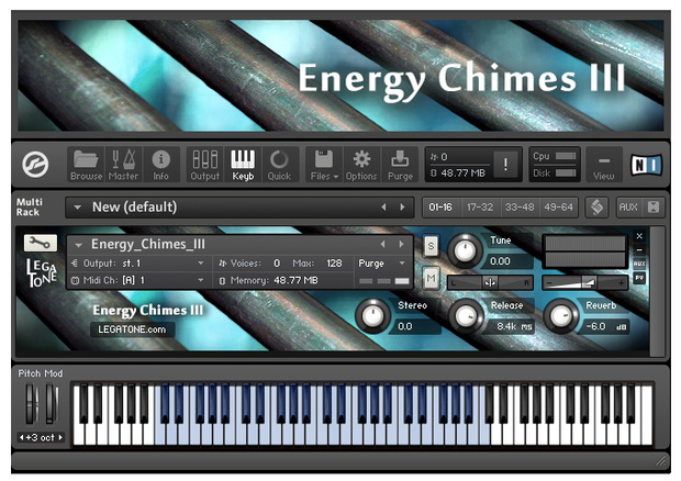 エナジーチャイム音源 Energy Chimes III for KONTAKT