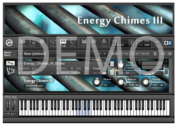 エナジーチャイム音源 Energy Chimes III for KONTAKT Free Demo - フリー音源