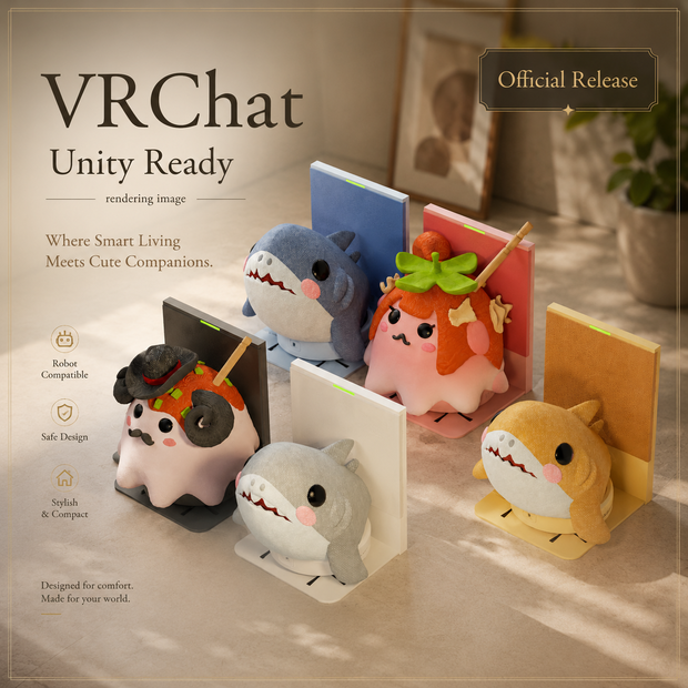 【週末割】【VRChat/Unity】お掃除ロボ ボレロ（ ライダーセット）