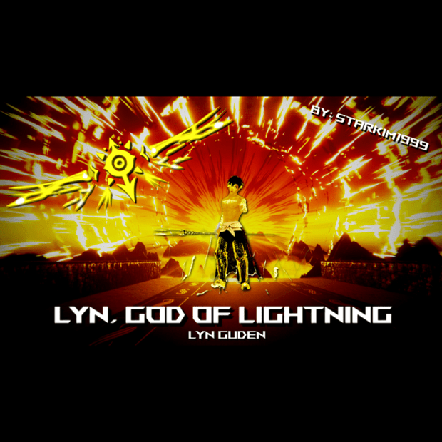 Lyn, God of Lightning (Lyn Guden) by Starkim1999 [VRChat Animation Avatar]