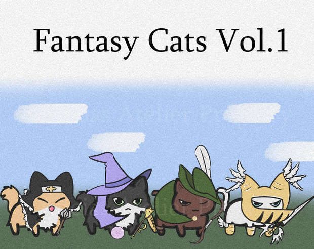 Fantasy Cats Starter Pack Volume 1