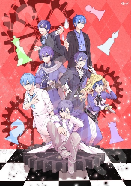 悪ノ娘 CD クリアファイル 悪ノKAITOのクリアファイル - Akameito - BOOTH