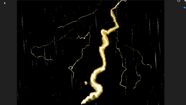 【APNG素材】APNG素材「雷」【雷】