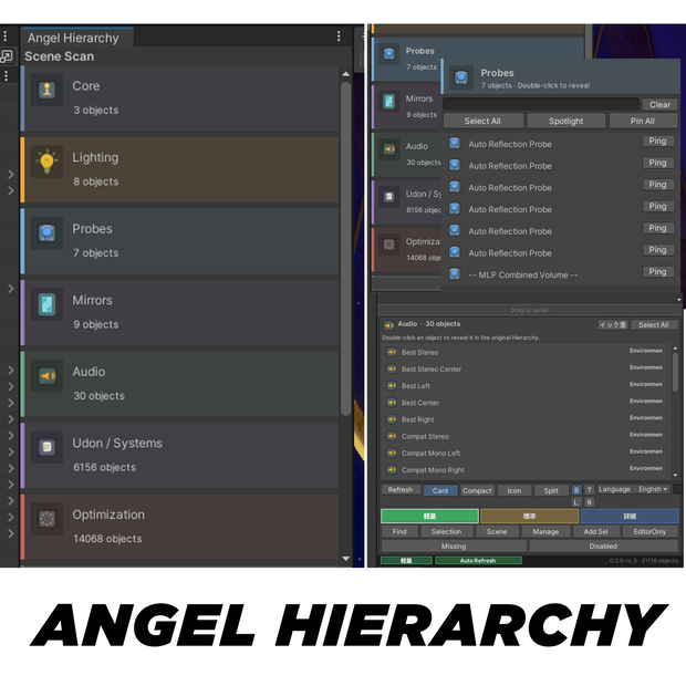Angel Hierarchy -見える副Hierarchy