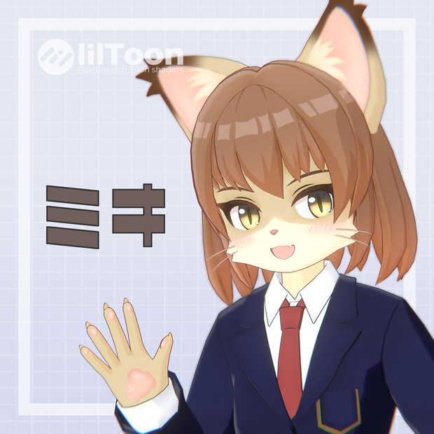 【無料】オリジナル3Dモデル【ミキ -Miki-】