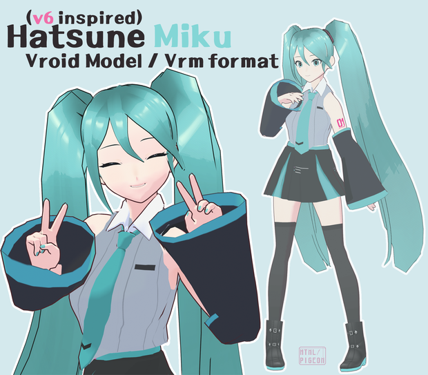 Hatsune miku v6 inspired