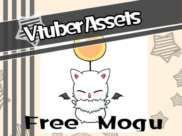 【動く無料素材】FF14ファンアート　モーグリ【VtubeStudio】