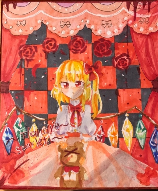 東方Project 色紙 フランドール・スカーレット - メルカリ