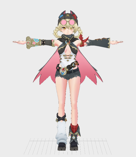 Jahoda VRM,Vroid,PMX Download [Genshin Impact]