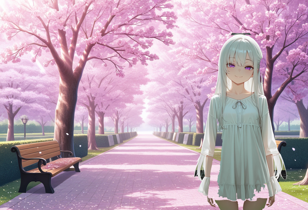 【立ち絵素材】オリジナルキャラ「リオ」8表情差分+アニメ背景6枚（透過PNG・商用利用可）