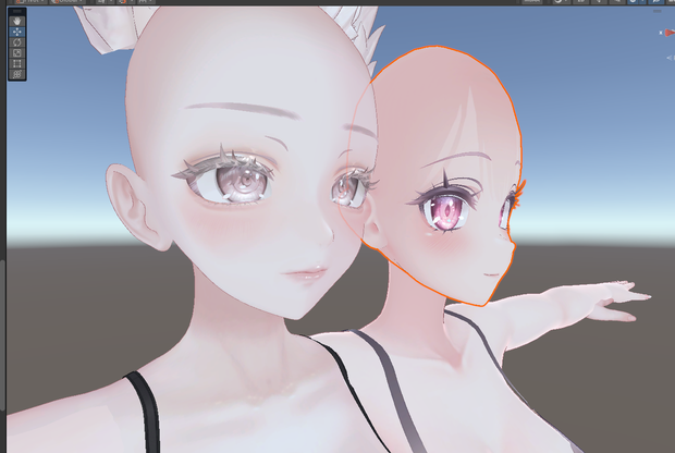 【検証用無料オープンベータ】非対応メイク適応キット【unity完結】