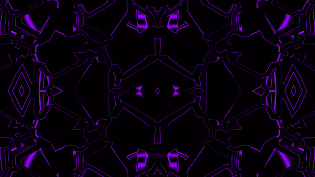 万華鏡_暗黒_黒×紫