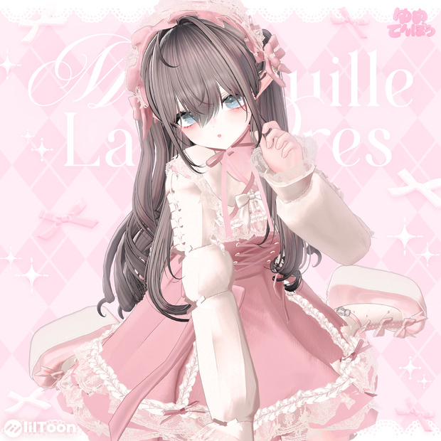 🤍🫖Millefeuille Lace Dress／15アバター対応🫖🤍