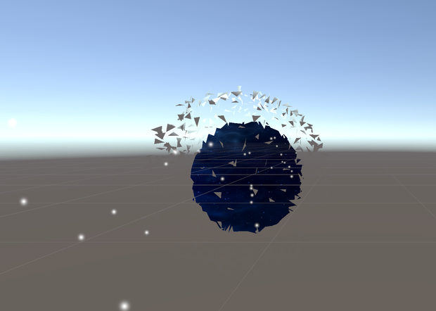  【無料】【VRChat想定】ポータル隕石Particle