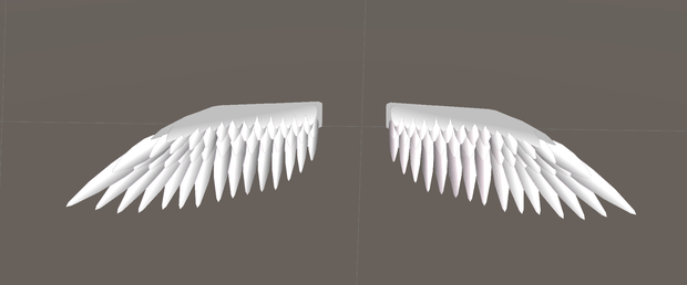 【VRChat想定】【3Dモデル】MA対応 ハーピー化用翼 (ハーピー化解説書付き )