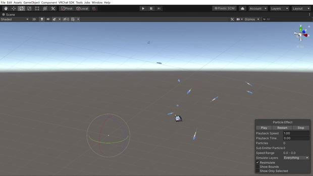 【VRChat想定】【3Dモデル】ソードビットParticle