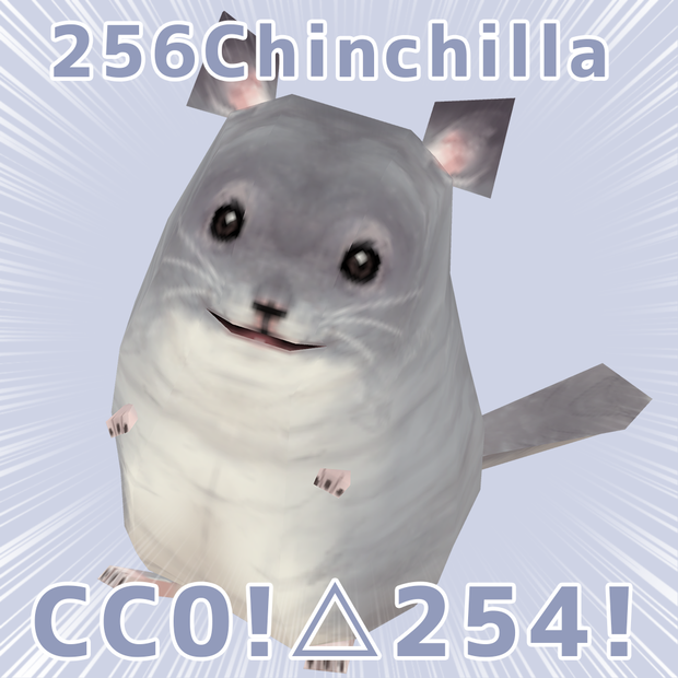 [VRM&Unitypackage]256Chinchilla