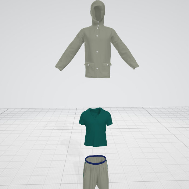 3d 服　　セット