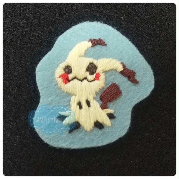 【ミミッキュ】刺繍ワッペン