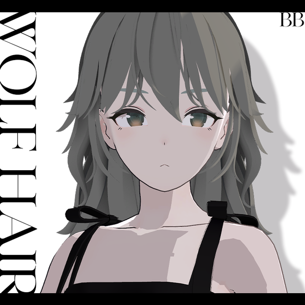 【SALE】WOLF HAIR【髪型/VRChat想定】