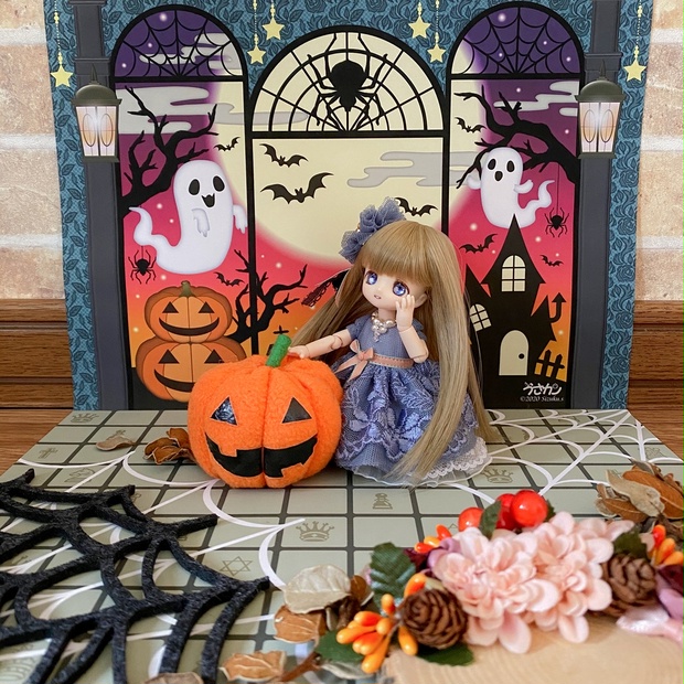 Halloween 背景デザイン 1 12サイズ向け うさカン Booth