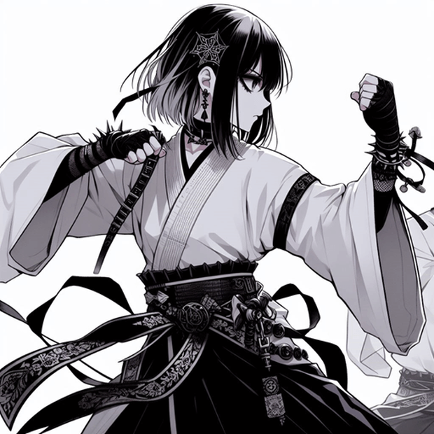 月影の一葉 / Getsuei-no-Hitoha — 幽玄衆 月影派 単葉の写経