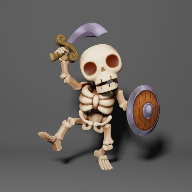 【3D】骨人形SD