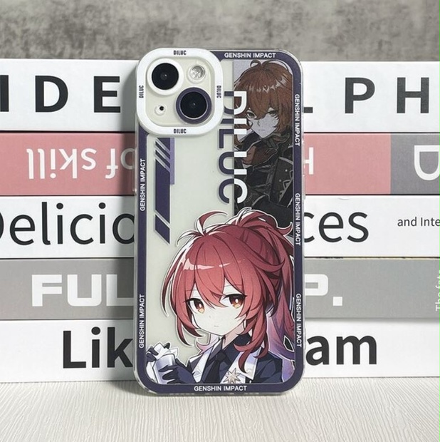 原神 オリジナルイラストきゃらスマホカバー （衝撃吸収強化アクリル