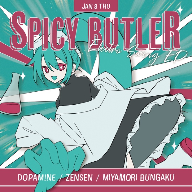 6th Vocaloid Electro Swing Album『Spicy Butler』 - zensen - BOOTH