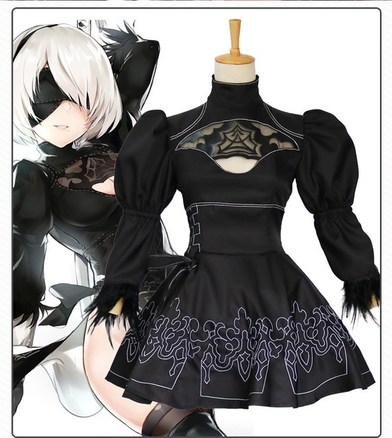 ウィッグ付き NieR:Automata (ニーアオートマタ) 2B ヨルハ二号B型