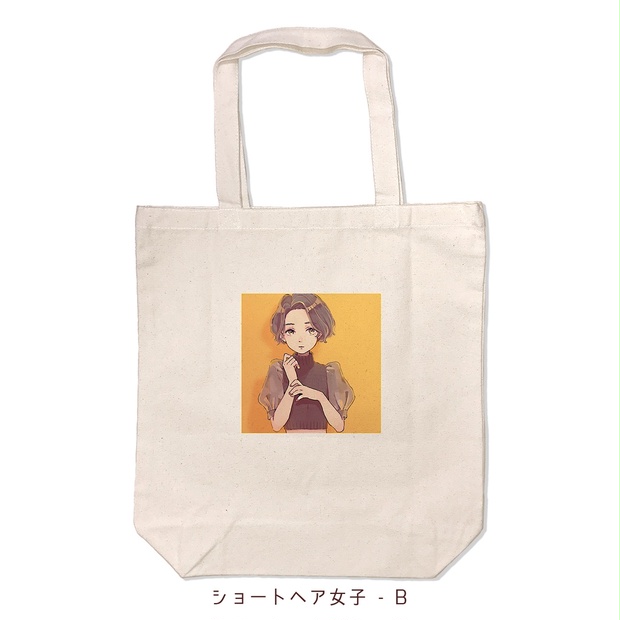 ショートヘア女子*トートバッグB - KAMOAKIRA shop - BOOTH ショートヘア女子*トートバッグB - KAMOAKIRA shop - BOOTH