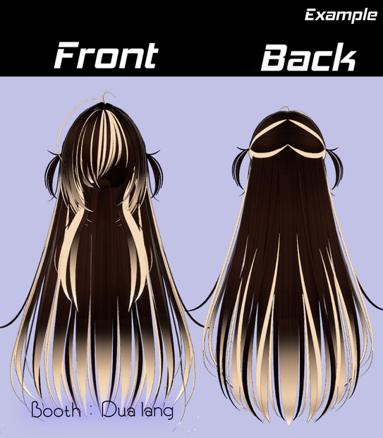 【Toko Twintail Hair】Mask、Main color2Texture
