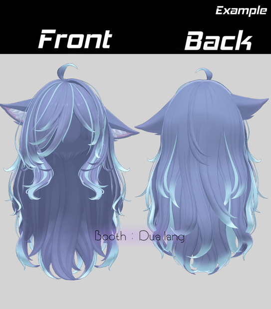 【♥ Freya_Hair ♥】Mask、Main color2Texture