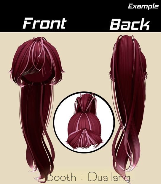 【Urban Ponytail】Mask、Main color2Texture