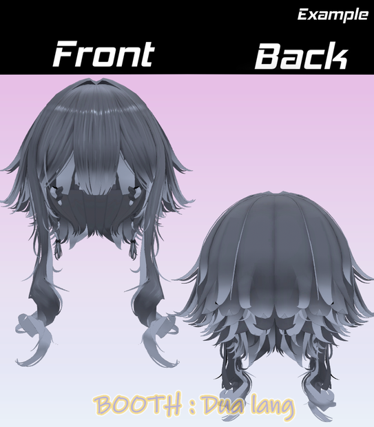 【CurlyShort】Mask、Main color2Texture