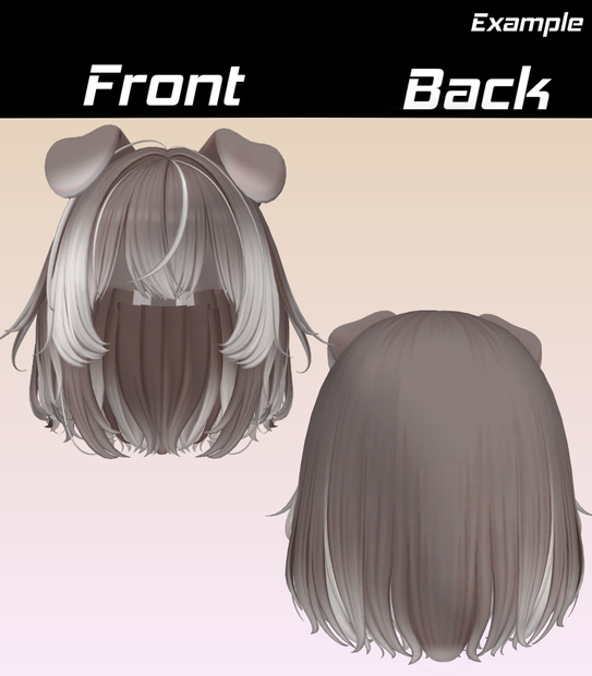 【CooniBob Hair】Mask、Main color2Texture