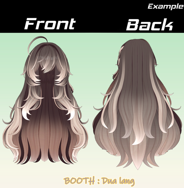 【Fluffin Hair】Mask、Main color2Texture
