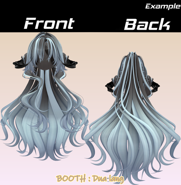 【Seraph Curl Hair】Mask、Main color2Texture