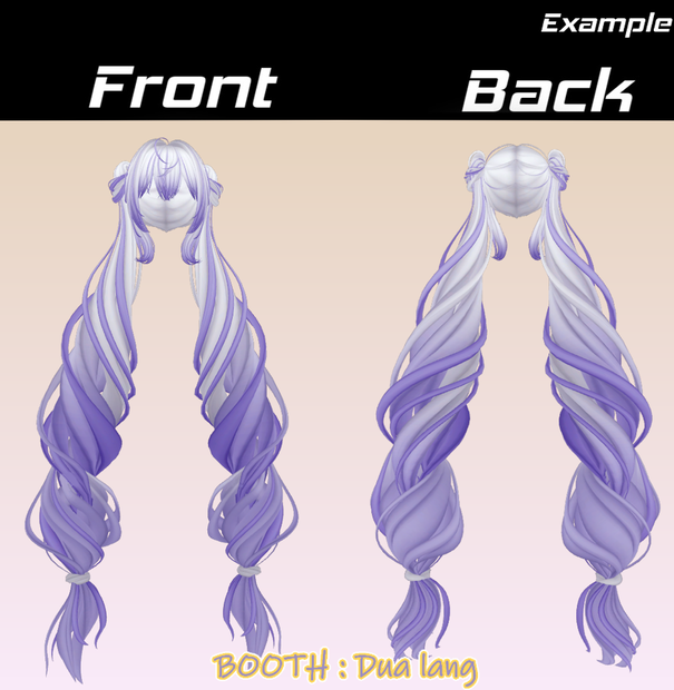 【Seira Hair】Mask、Main color2Texture