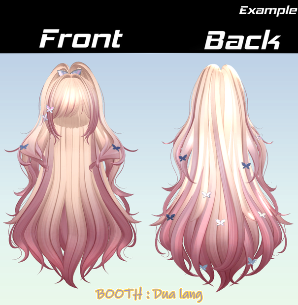 【Ayaka Hair】Mask、Main color2Texture