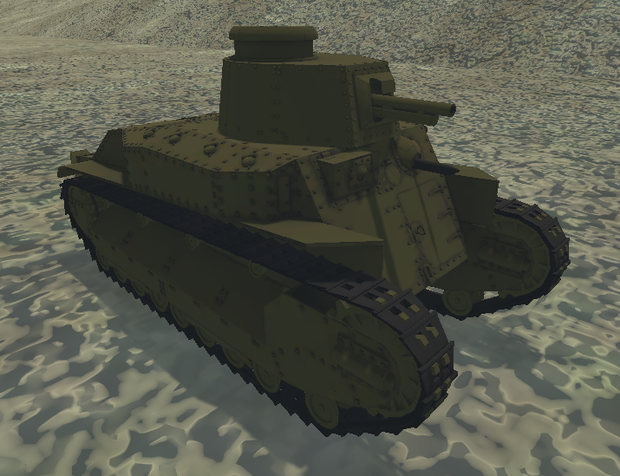【VRC可】八九式中戦車乙型　3Dモデル
