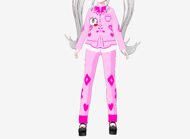 양 그림 파자마 아이템 옷 vroid 전용