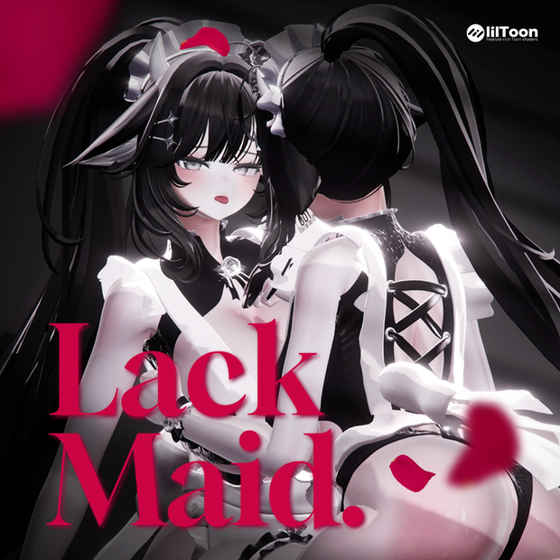 Lack_Maid 【9アバター対応】【VRChat向け衣装モデル】