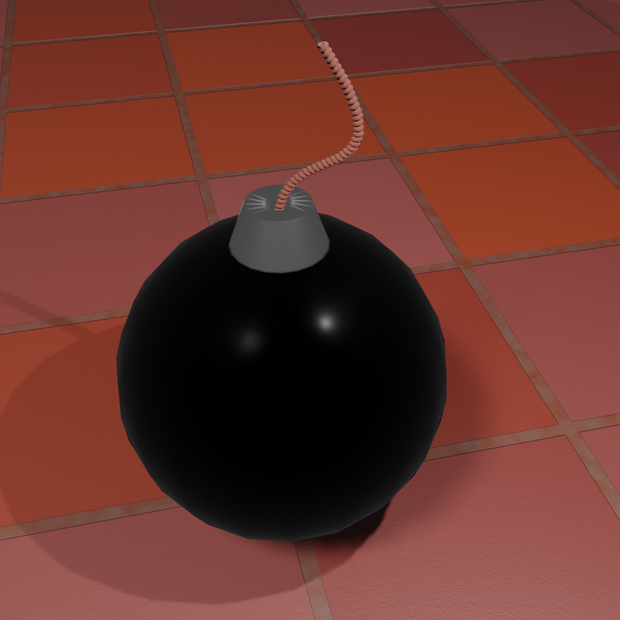 爆弾（3Dデータ）